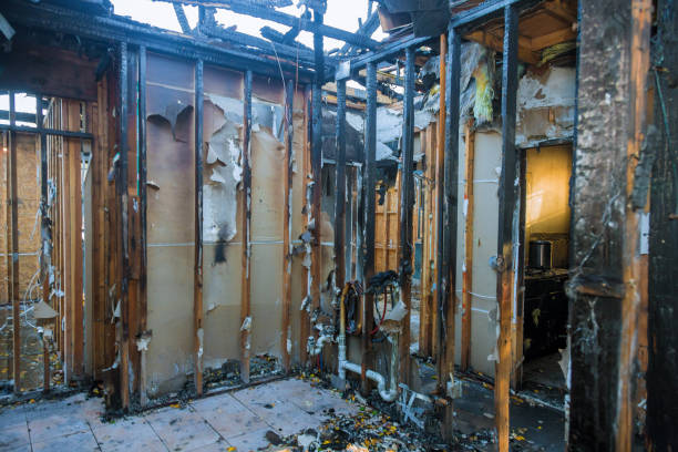 Professional Soot Cleanup technician working in Clifton, NJ